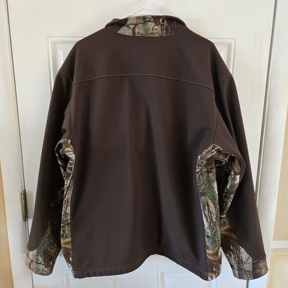 Gamehide Realtree Camouflage Jacket Full Zip Long Sleeves Brown Men's Size XL - Picture 3 of 6